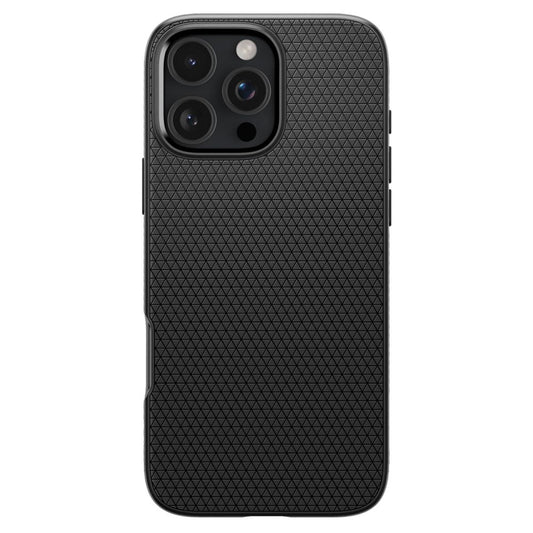Coque pour Apple iPhone 16 Pro Max, Spigen, Liquid Air Matte, Noir ACS07988