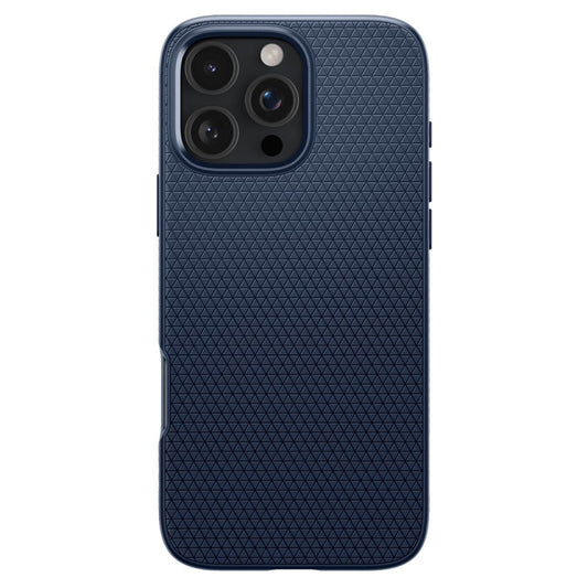 Coque pour Apple iPhone 16 Pro, Spigen, Liquid Air, Bleu ACS08118