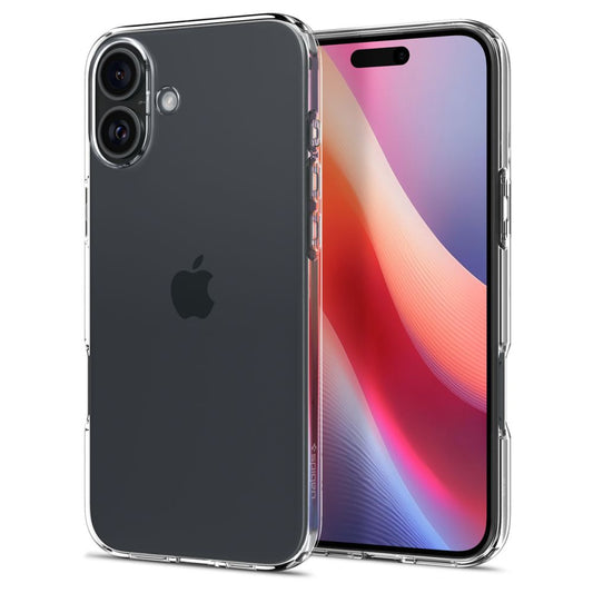 Coque pour Apple iPhone 16, Spigen, Liquid Crystal, Transparent ACS08190