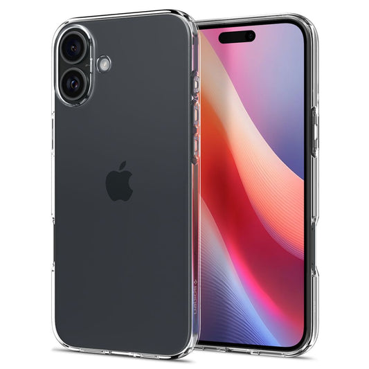 Coque pour Apple iPhone 16 Plus, Spigen, Liquid Crystal, Transparent ACS08064