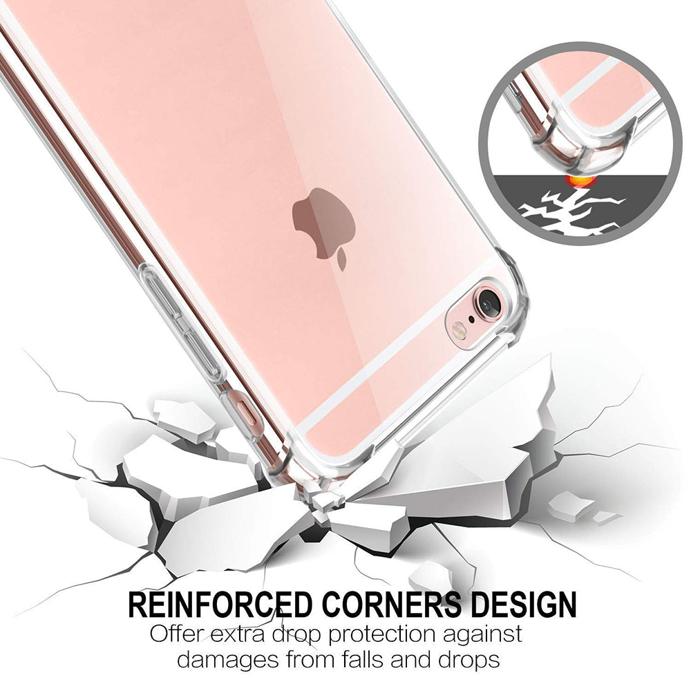Coque pour Apple iPhone SE (2022) / SE (2020) / 8 / 7, Techsuit, Antichoc Claire, Transparente