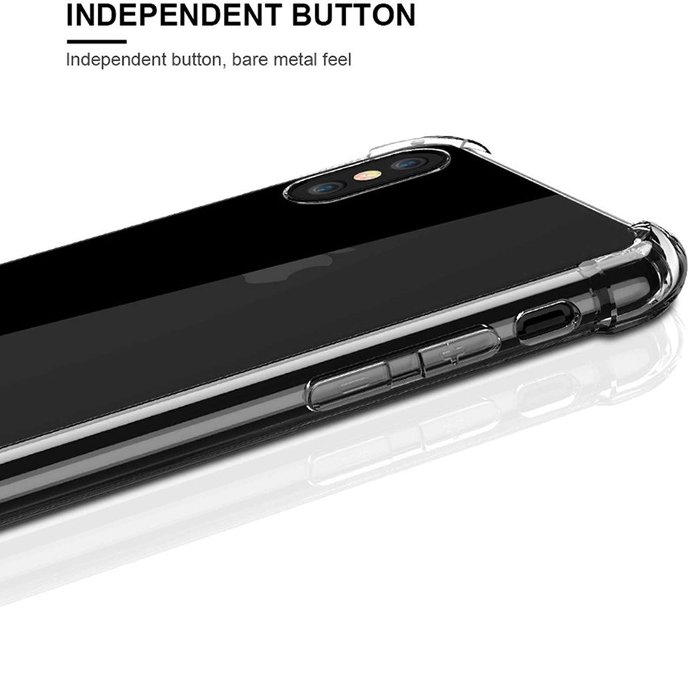 Coque pour Apple iPhone XS / X, Techsuit, Antichoc Claire, Transparente