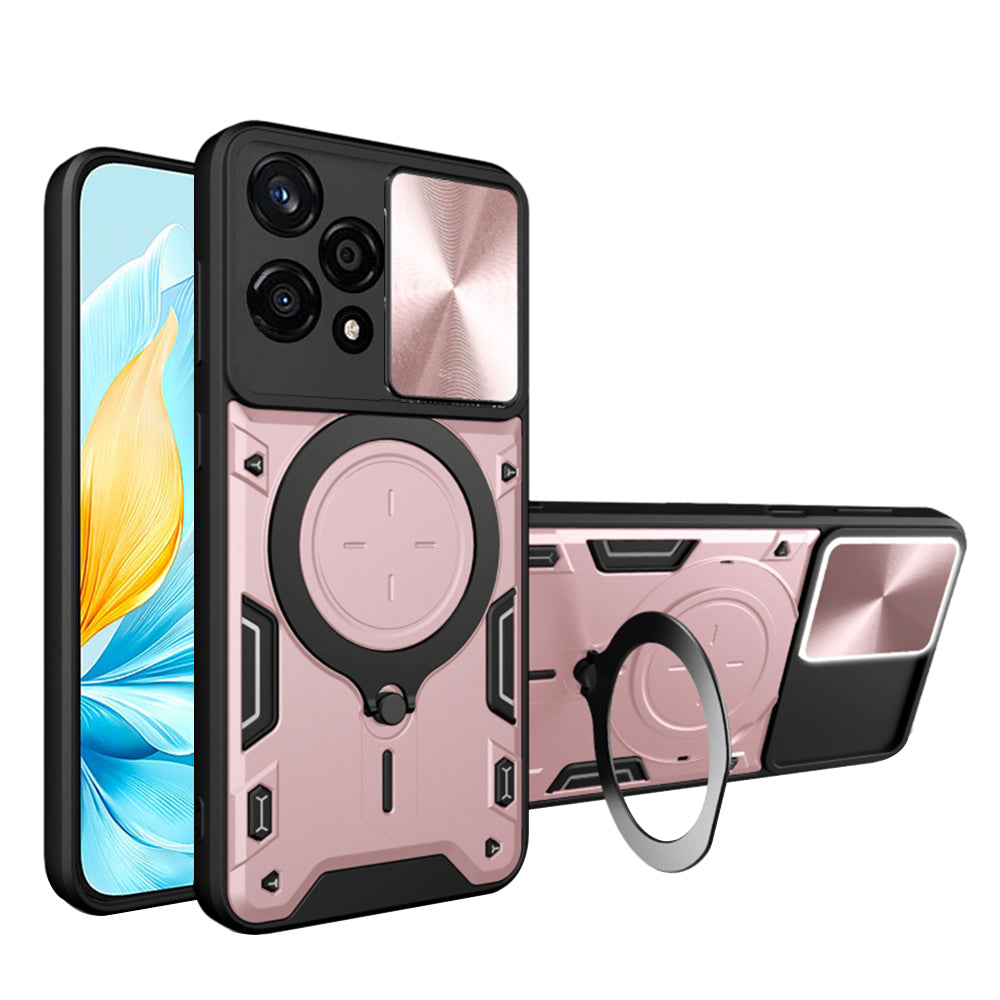 Coque pour Honor 200 Lite, Techsuit, CamGuard Pro, Rose Doré