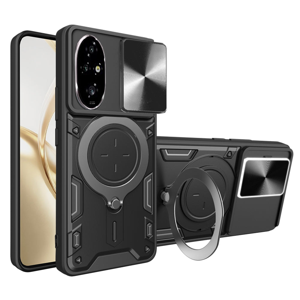Coque pour Honor 200 Pro, Techsuit, CamGuard Pro, Noire