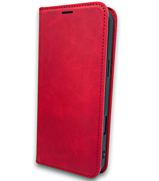 Coque pour Honor 400 Lite, OEM, Smart Suede, Rouge