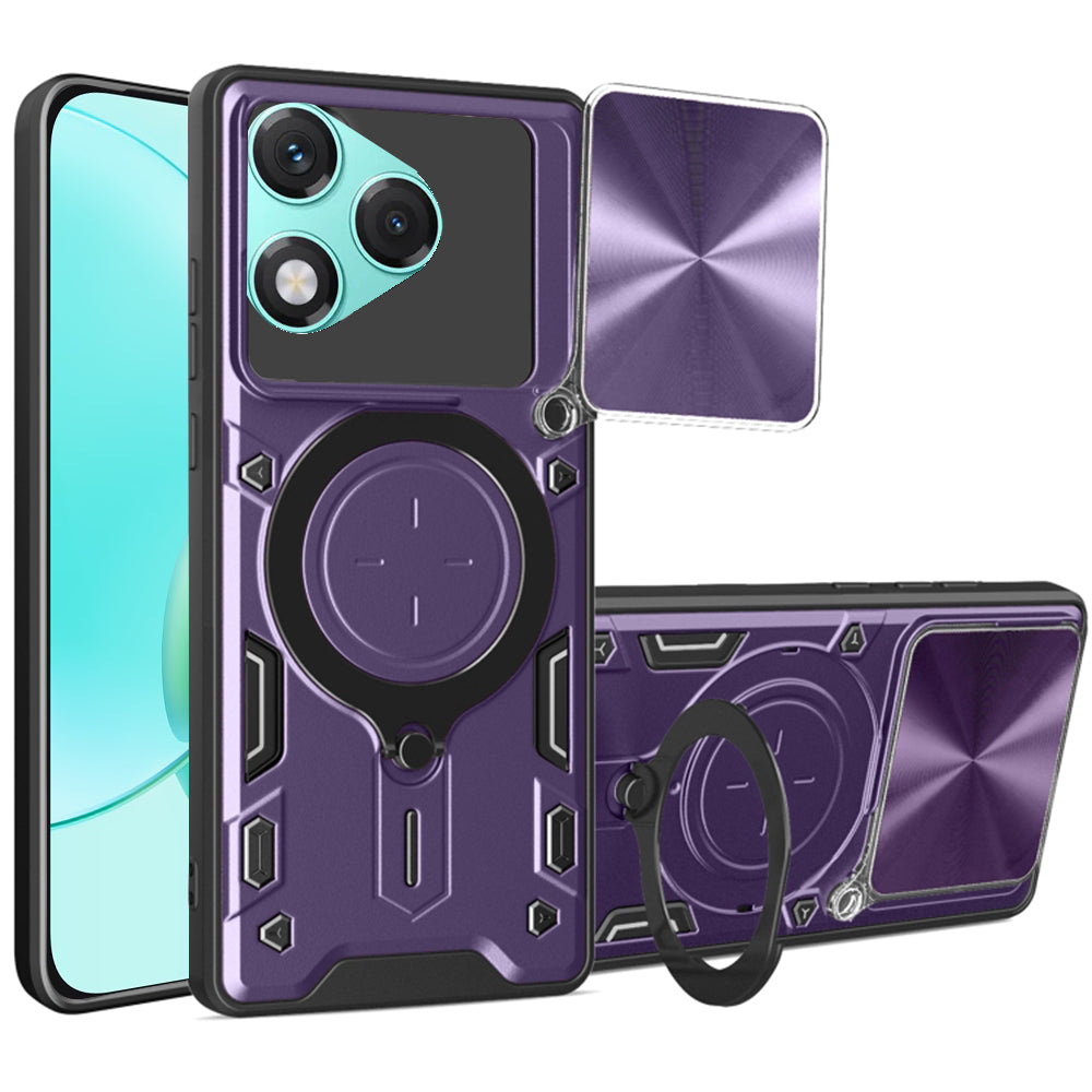 Coque pour Honor 400 Lite, Techsuit, CamGuard Pro, Violet