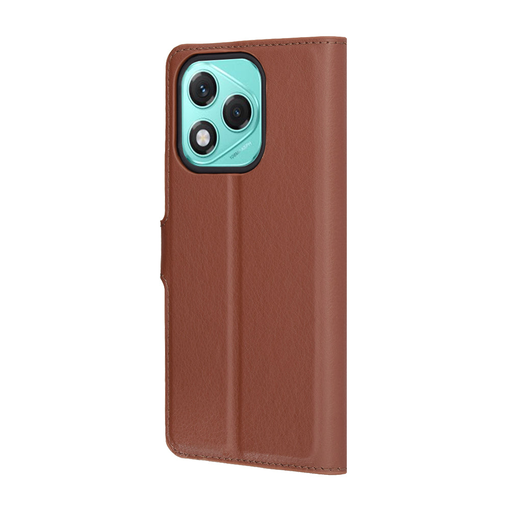 Coque pour Honor 400 Lite, Techsuit, Leather Folio, Marron