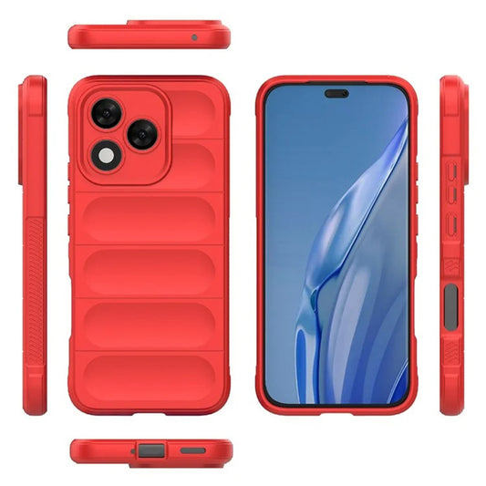 Coque pour Honor 400 Lite, Techsuit, Magic Shield, Rouge