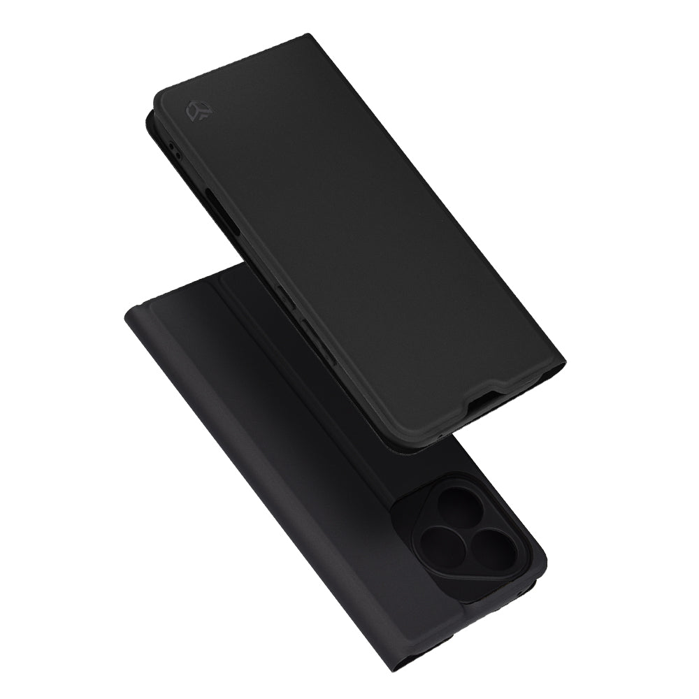 Coque pour Honor 400 Lite, Techsuit, Magskin Book, Noire