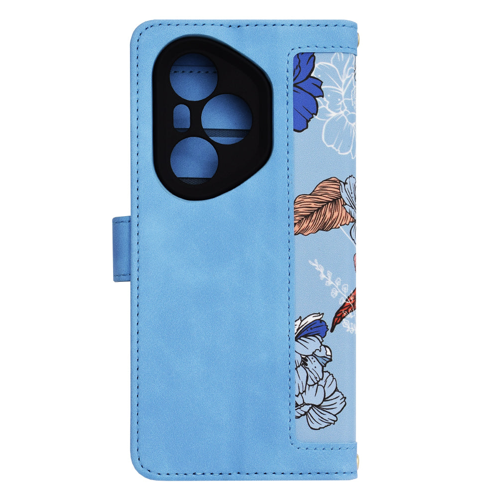 Coque pour Honor 400 Pro, Techsuit, FlipCraft, Bleu
