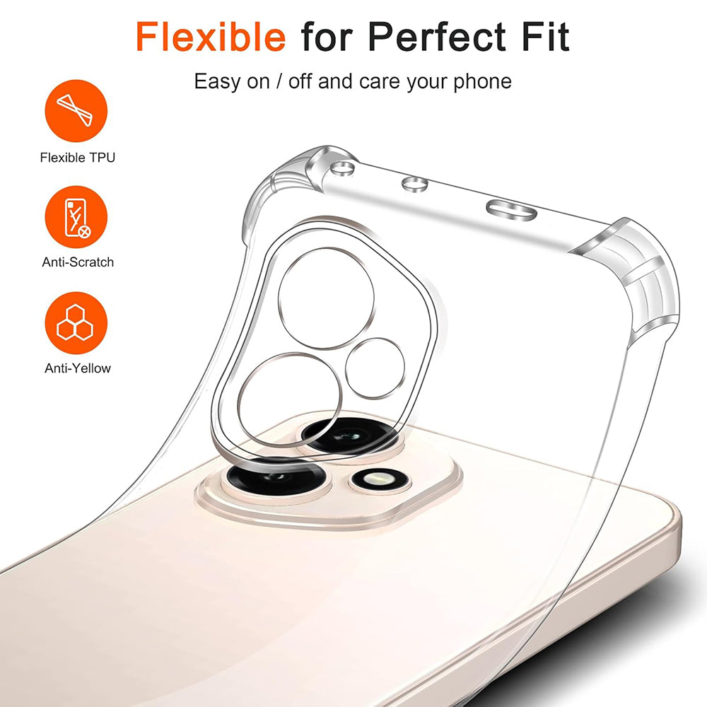 Coque pour Honor 400 Pro, Techsuit, Anti-choc Claire, Transparente