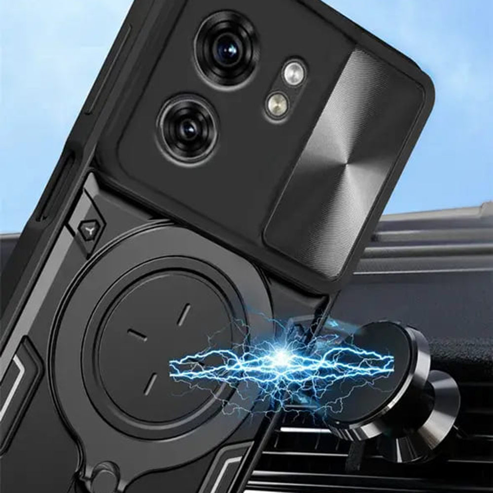 Étui pour Honor 400 Smart 4G / X7d 4G / 400 Smart 5G, Techsuit, CamGuard Pro, Bleu