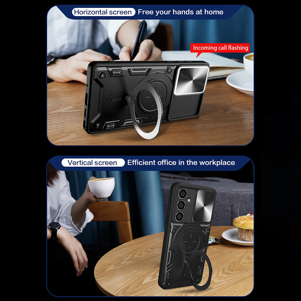 Étui pour Honor 400 Smart 4G / X7d 4G / 400 Smart 5G, Techsuit, CamGuard Pro, Bleu