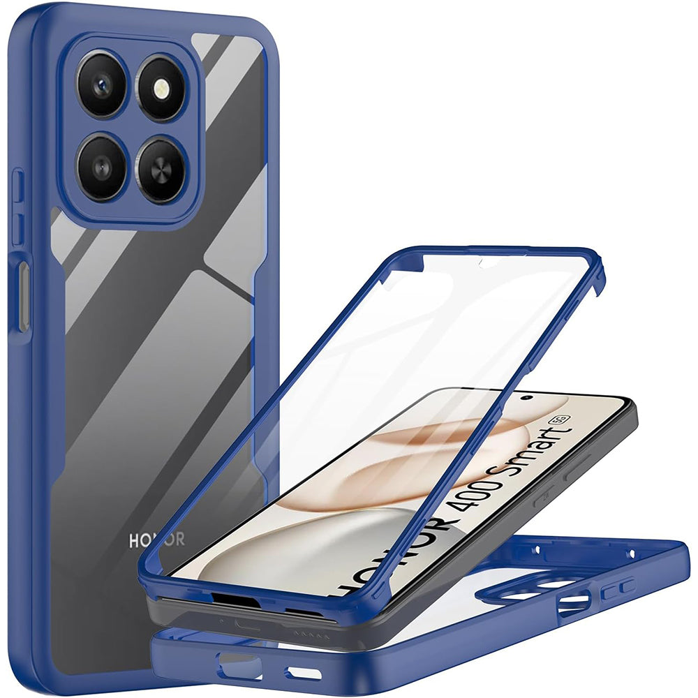 Étui pour Honor 400 Smart 4G / X7d 4G / 400 Smart 5G, Techsuit, ColorVerse 360, Bleu