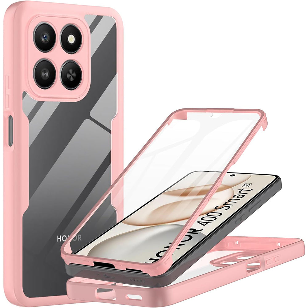 Housse pour Honor 400 Smart 4G / X7d 4G / 400 Smart 5G, Techsuit, ColorVerse 360, Rose