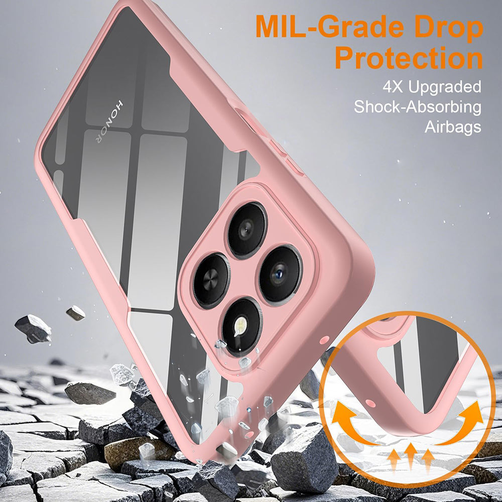 Housse pour Honor 400 Smart 4G / X7d 4G / 400 Smart 5G, Techsuit, ColorVerse 360, Rose