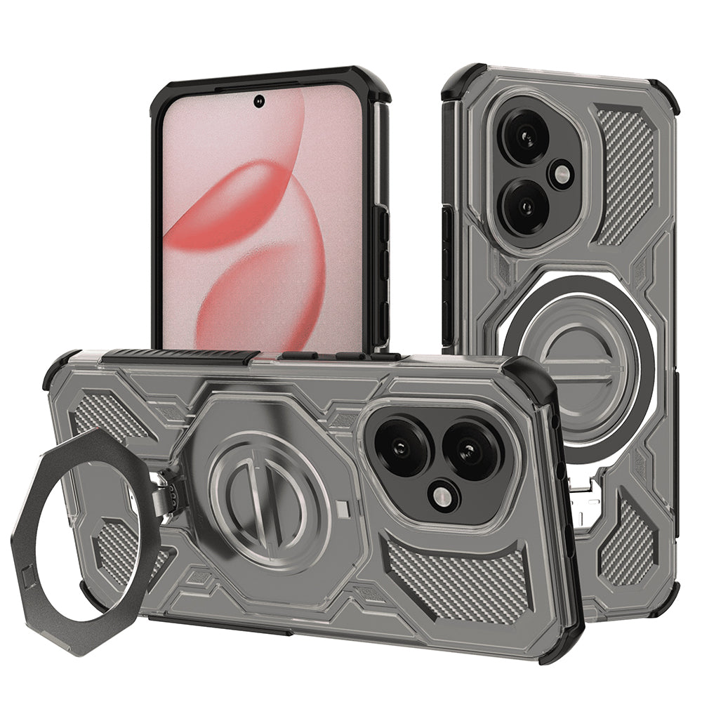 Coque pour Honor 400, Techsuit, Carbon Shield Pro, Fumée