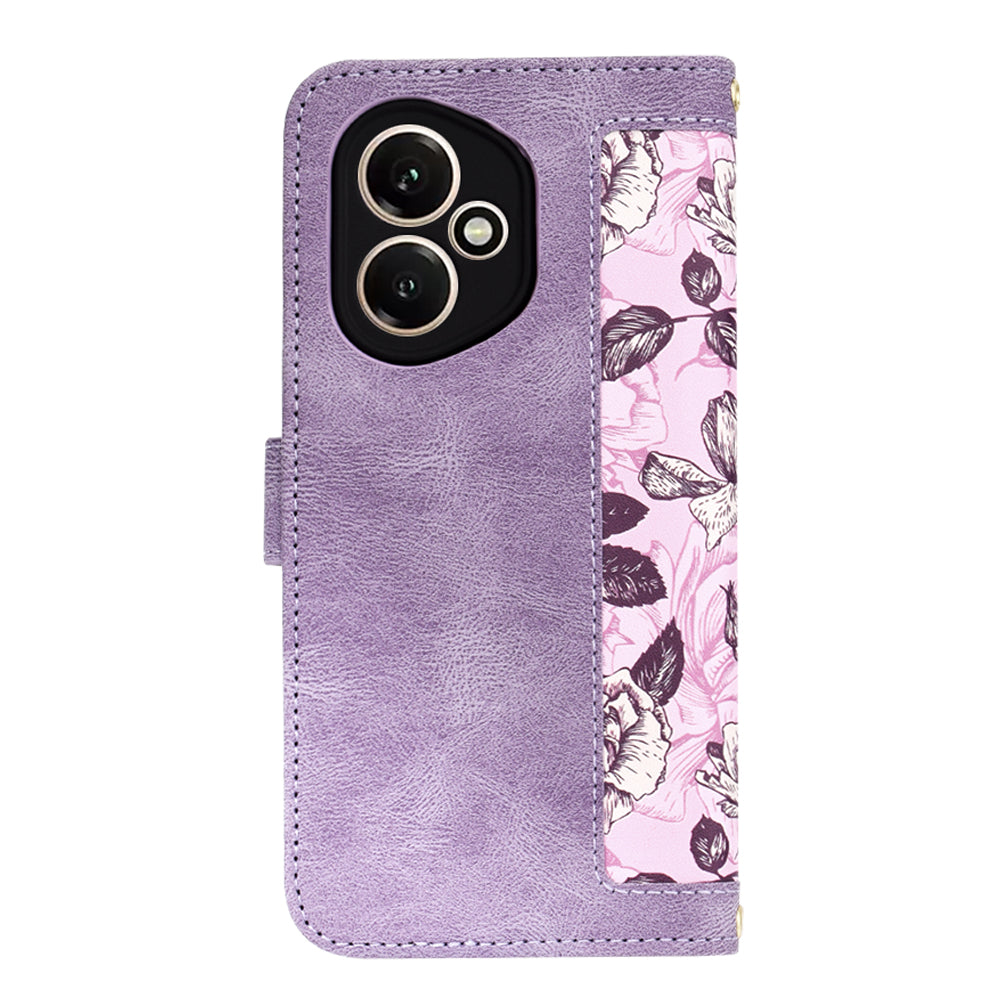 Coque pour Honor 400, Techsuit, FlipCraft, Violet