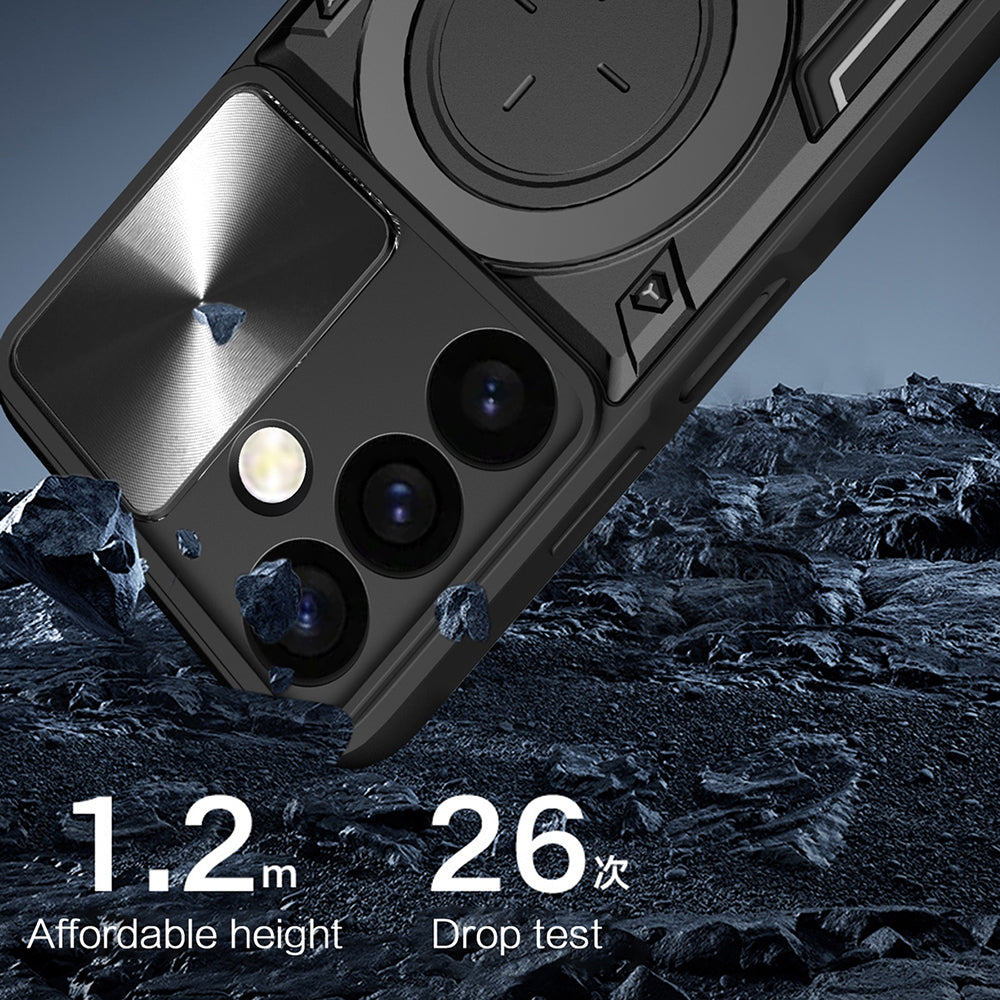 Étui pour Honor 600 Lite, Techsuit, CamGuard Pro, Rose Doré