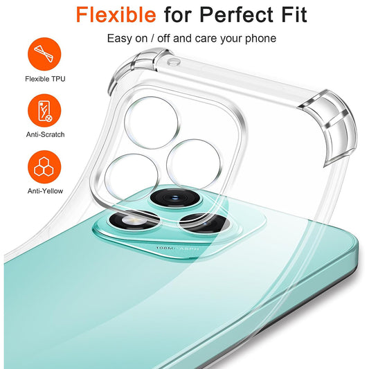 Étui pour Honor 600 Lite, Techsuit, Shockproof Clear, Transparent