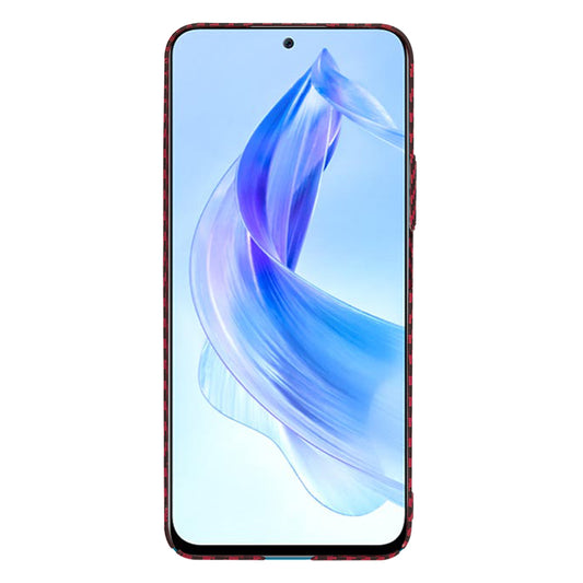 Coque pour Honor 90 Lite, Techsuit, Carbonite FiberShell, Rouge