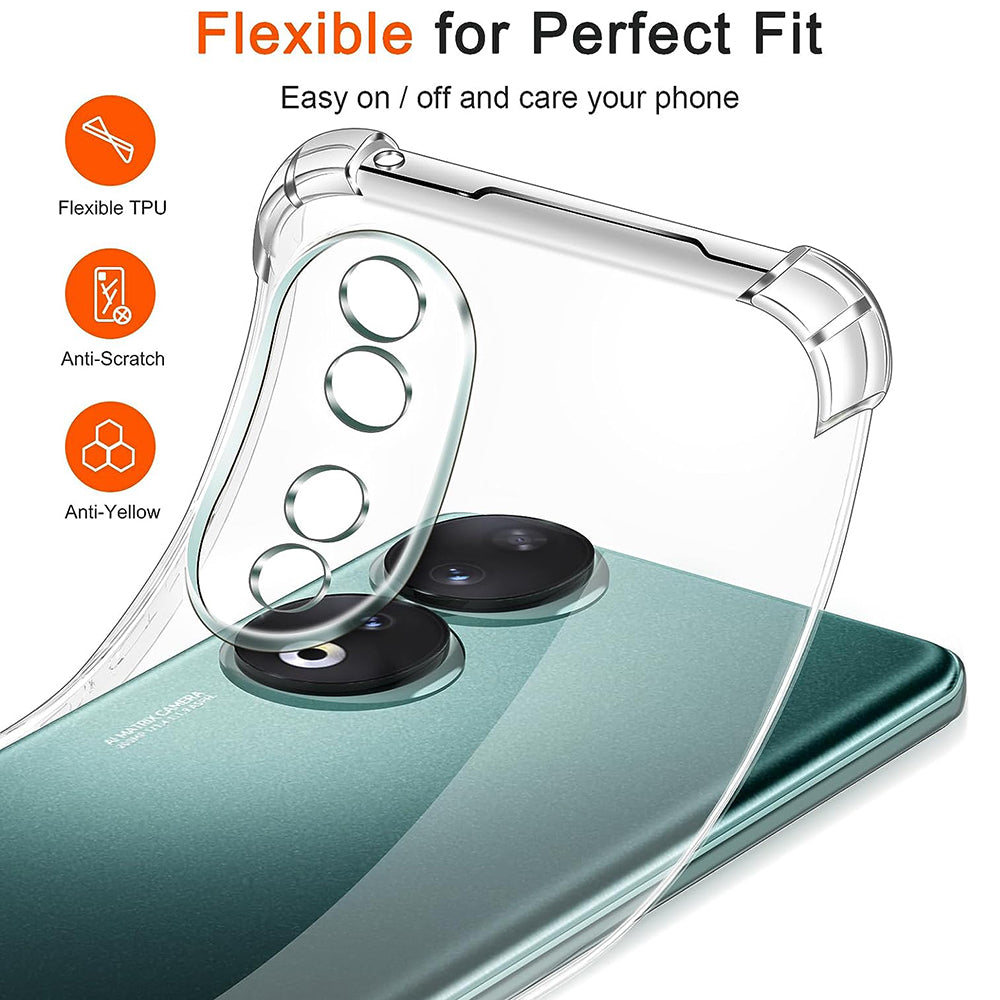 Coque pour Honor 90, Techsuit, Anti-choc Claire, Transparente