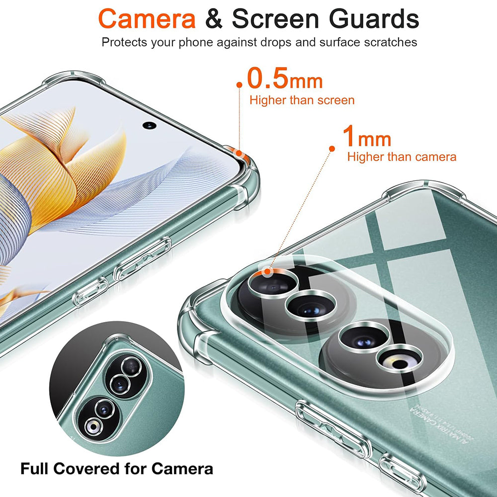 Coque pour Honor 90, Techsuit, Anti-choc Claire, Transparente