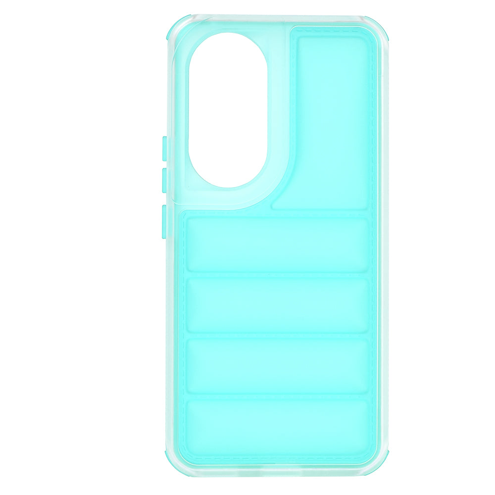 Coque pour Honor 90, Techsuit, Wave Shield, Turquoise