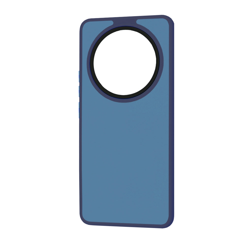 Coque pour Honor Magic6 Lite, Techsuit, HaloFrost, Bleu marine