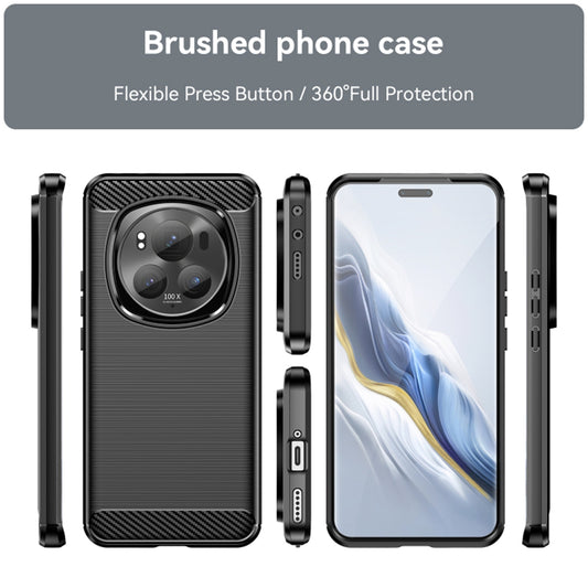 Coque pour Honor Magic6 Pro, Techsuit, Carbone, Noire