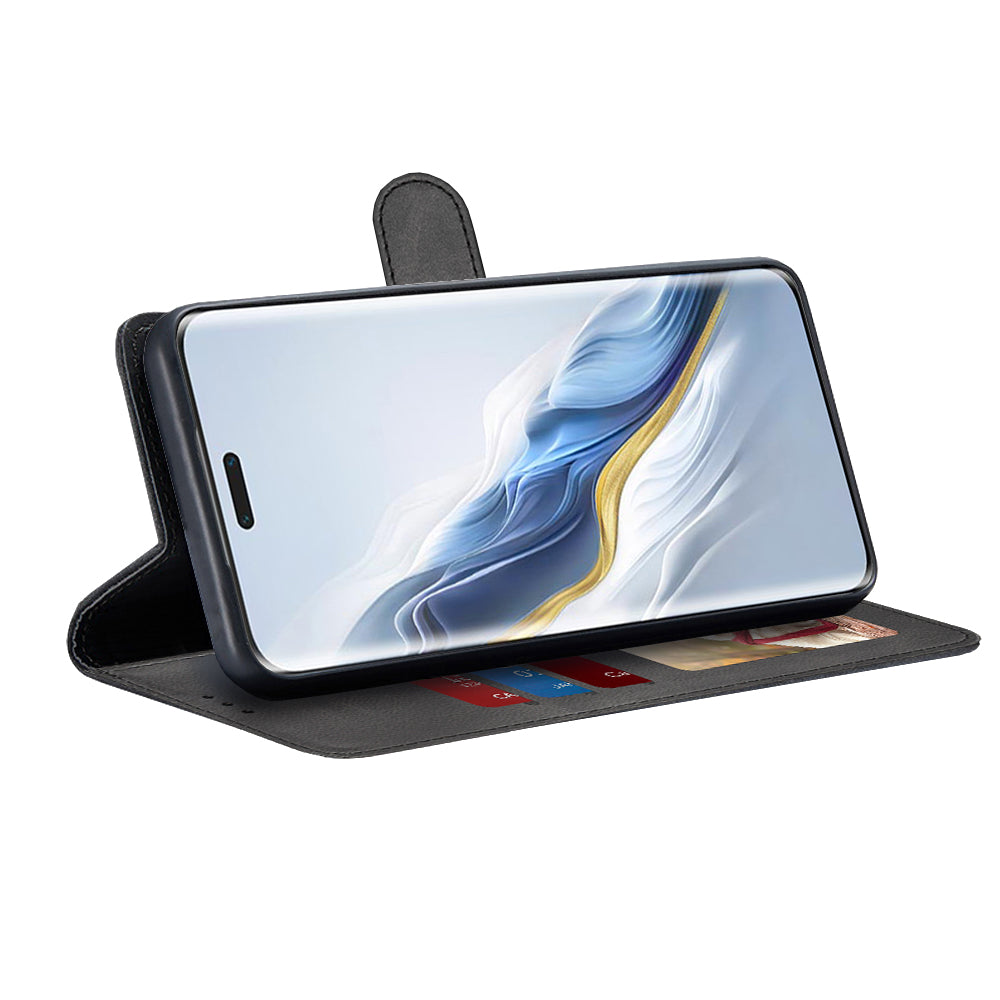 Coque pour Honor Magic6 Pro, Techsuit, Diary Book, Noire