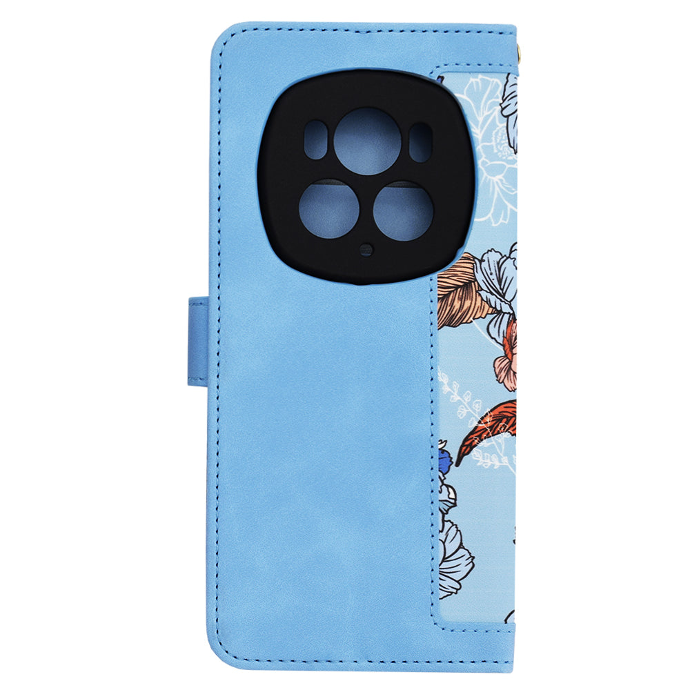 Coque pour Honor Magic6 Pro, Techsuit, FlipCraft, Bleu