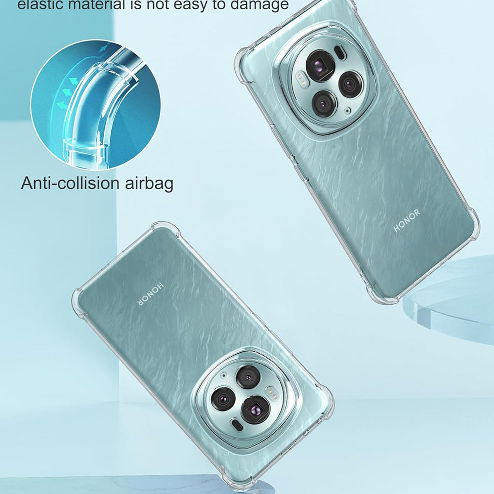 Coque pour Honor Magic6 Pro, Techsuit, Antichoc Claire, Transparente