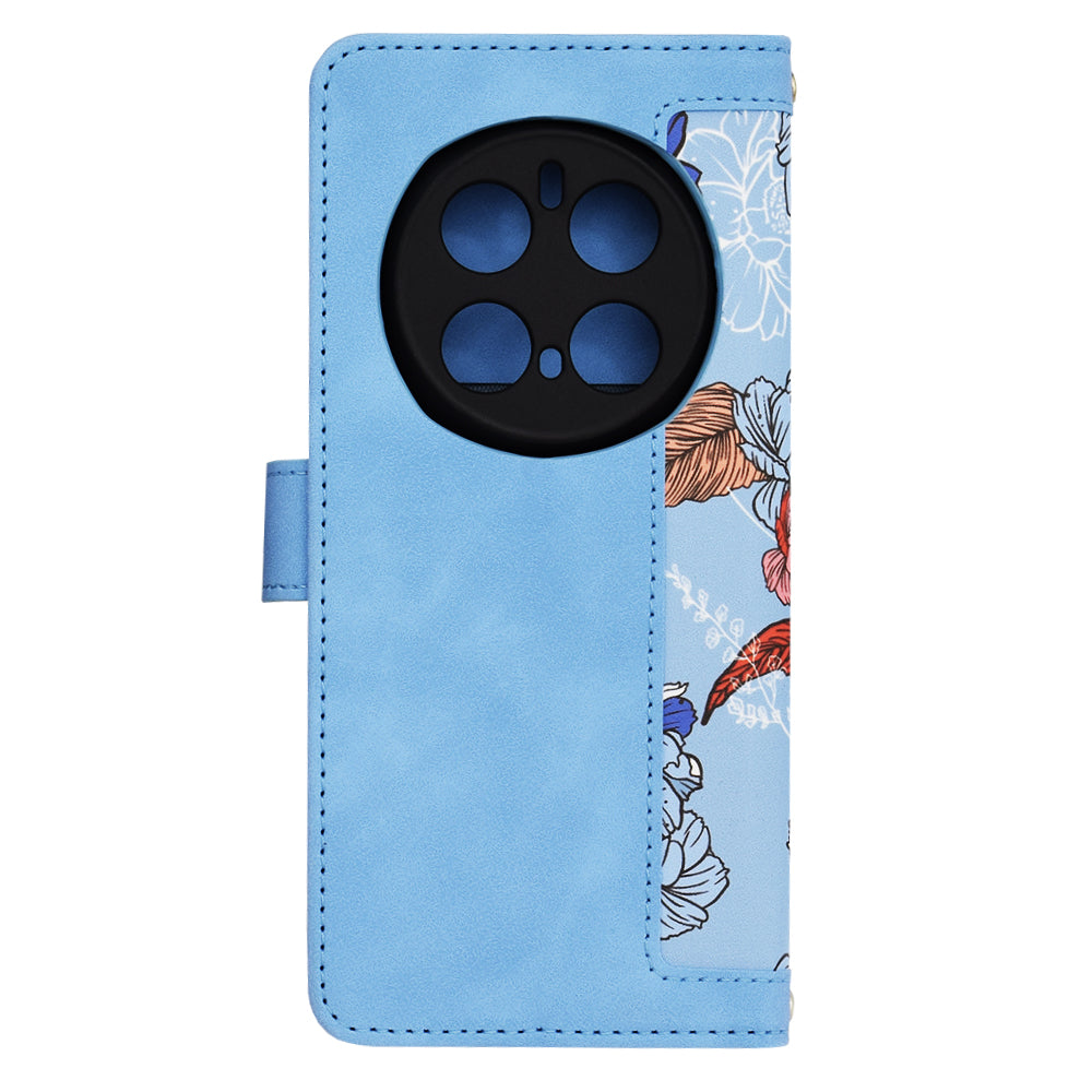 Coque pour Honor Magic7 Pro, Techsuit, FlipCraft, Bleu
