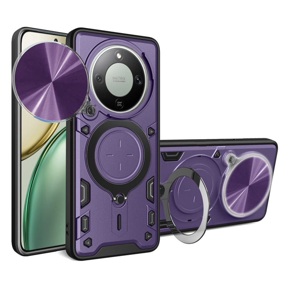 Housse pour Honor Magic8 Lite, Techsuit, CamGuard Pro, Violet