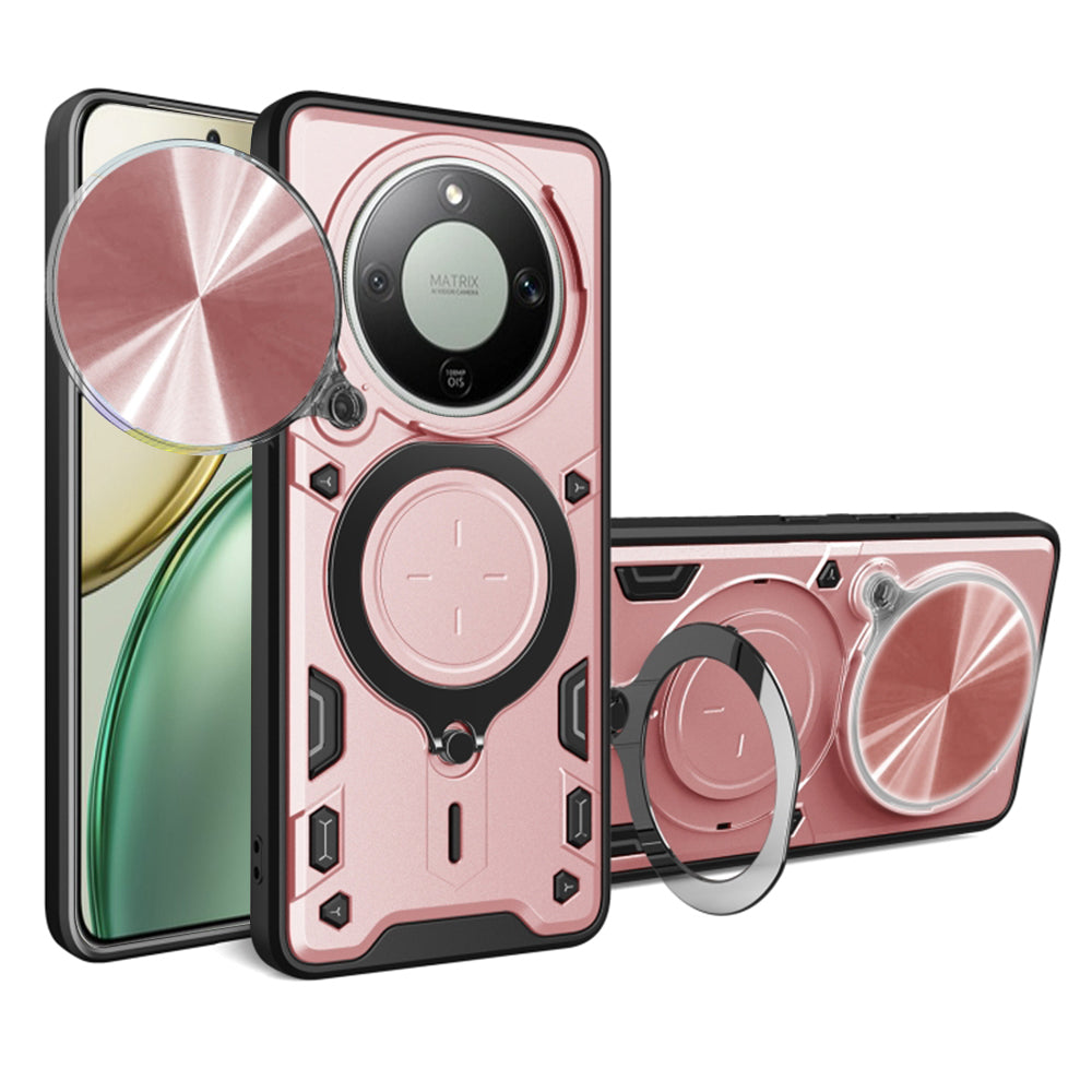 Étui pour Honor Magic8 Lite, Techsuit, CamGuard Pro, Rose Doré
