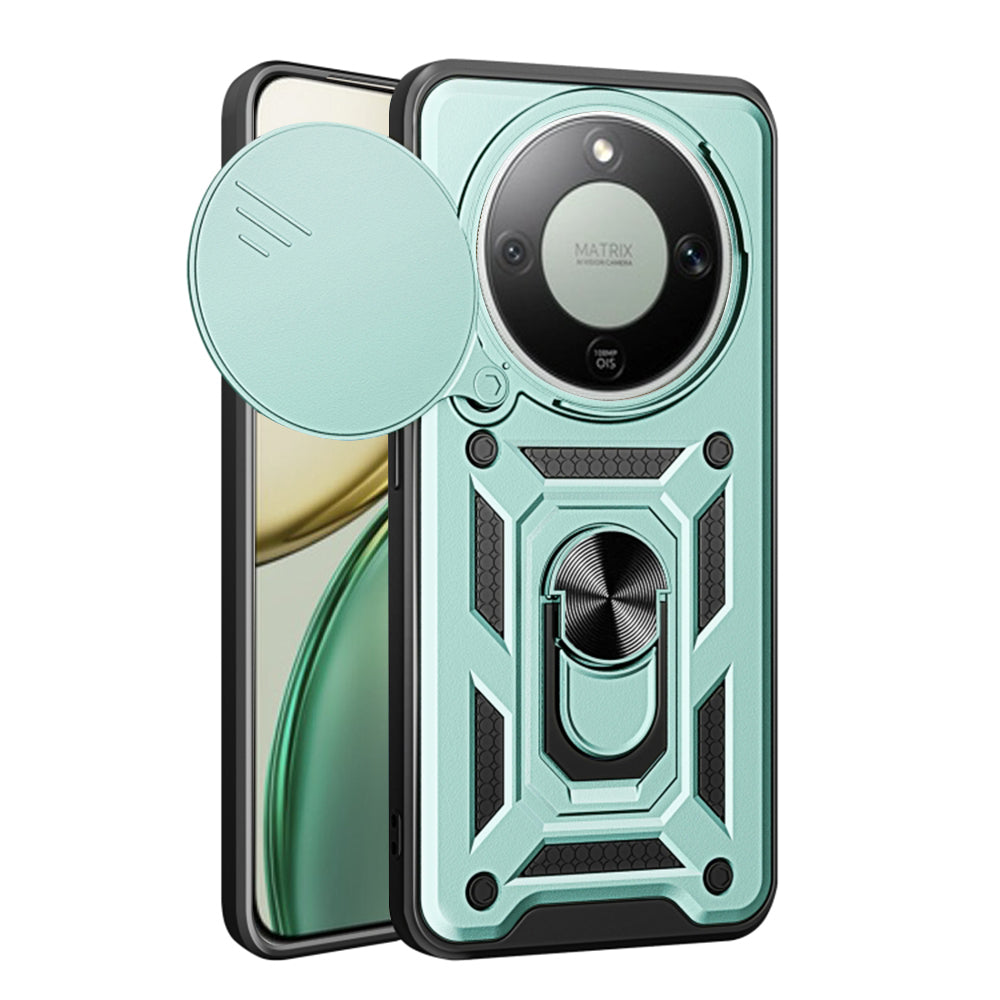 Étui pour Honor Magic8 Lite, Techsuit, CamShield, Vert
