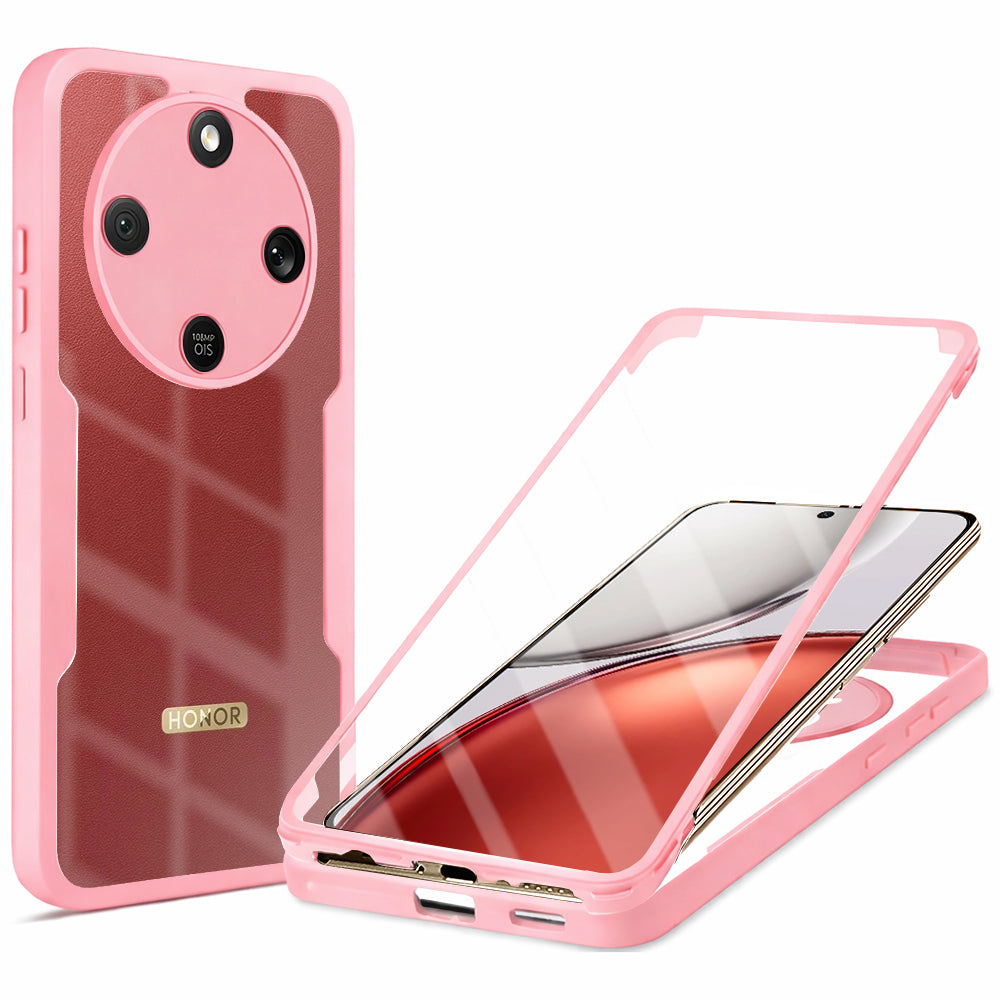 Étui pour Honor Magic8 Lite, Techsuit, ColorVerse 360, Rose