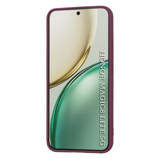 Étui pour Honor Magic8 Lite, Techsuit, SoftFlex, Cerise