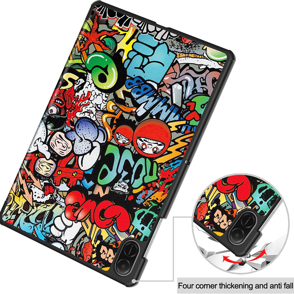 Coque pour Honor Pad X8a, Techsuit, FoldPro Urban Vibe, Multicolore