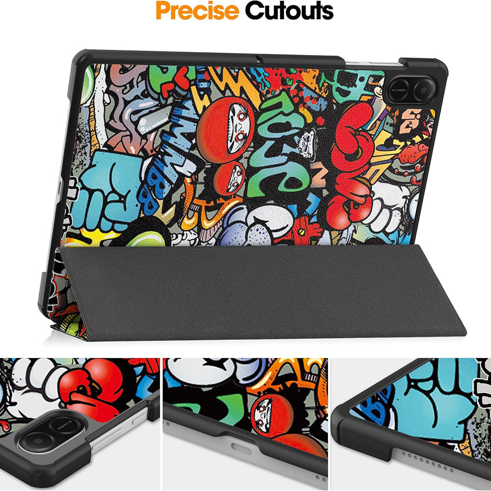 Coque pour Honor Pad X8a, Techsuit, FoldPro Urban Vibe, Multicolore