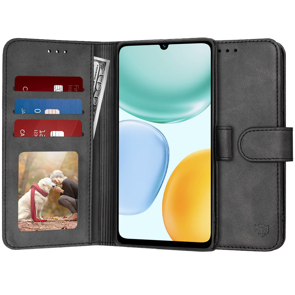 Étui pour Honor X5c Plus, Techsuit, Diary Book, Noir