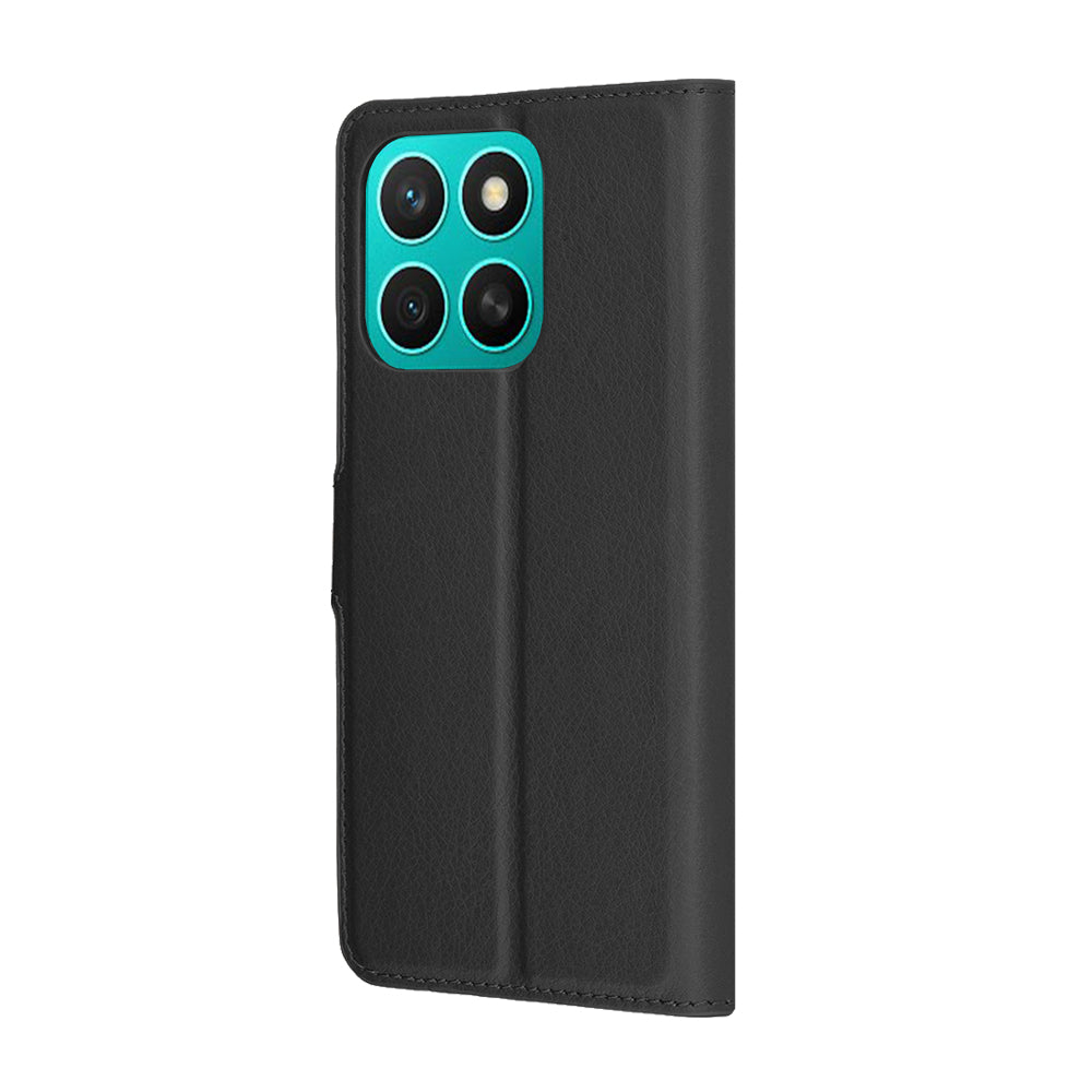 Coque pour Honor X8c, Techsuit, Leather Folio, Noire