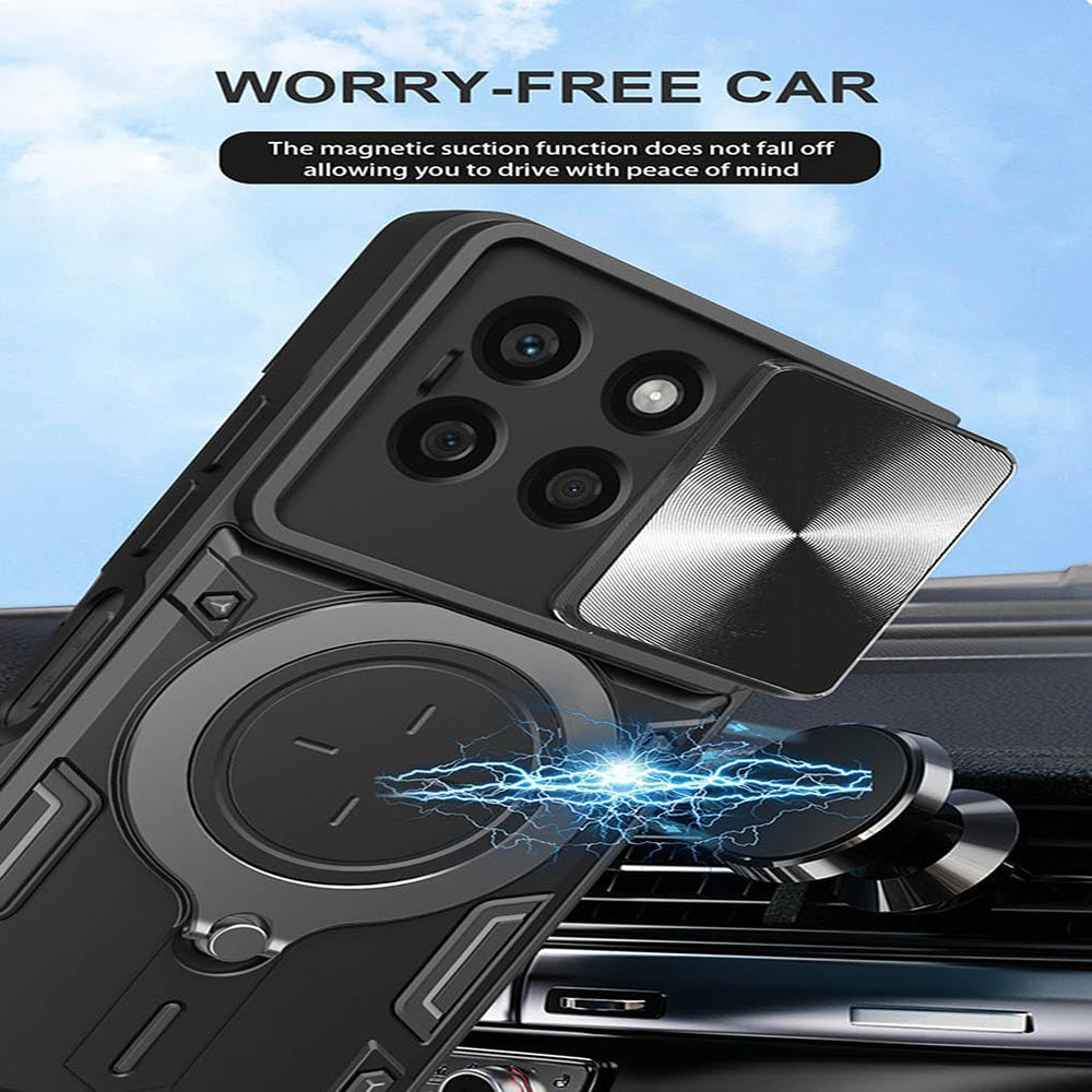Coque pour Honor X8c, Techsuit, CamGuard Pro, Rose Doré