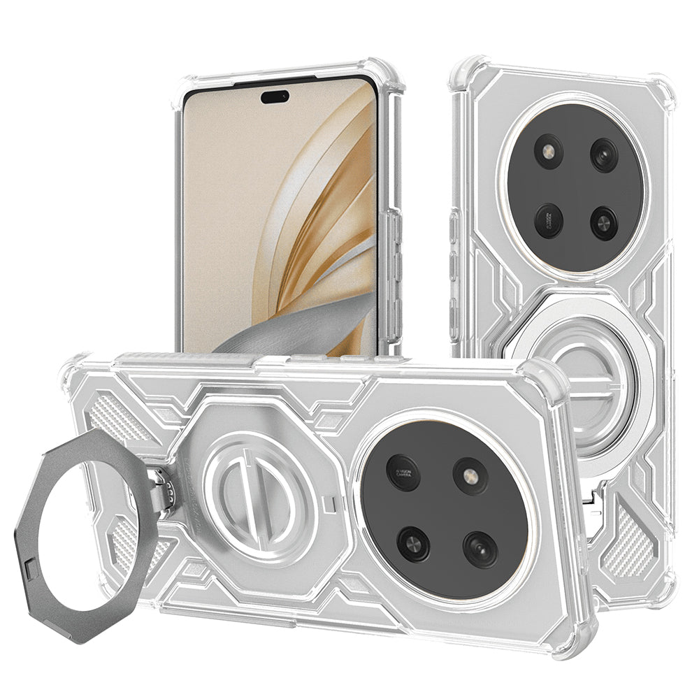 Coque pour Honor X9c / Magic7 Lite, Techsuit, Carbon Shield Pro, Blanc
