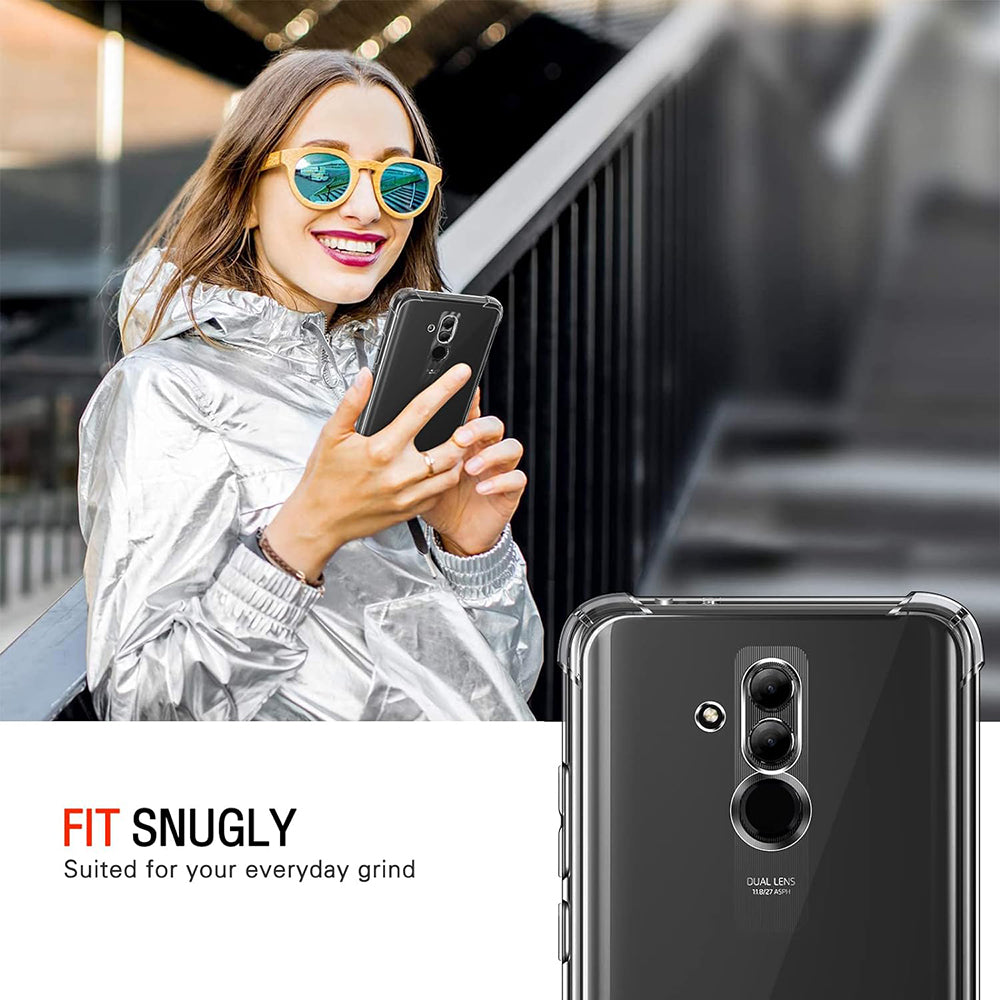 Coque pour Huawei Mate 20 Lite, Techsuit, Anti-choc Claire, Transparente