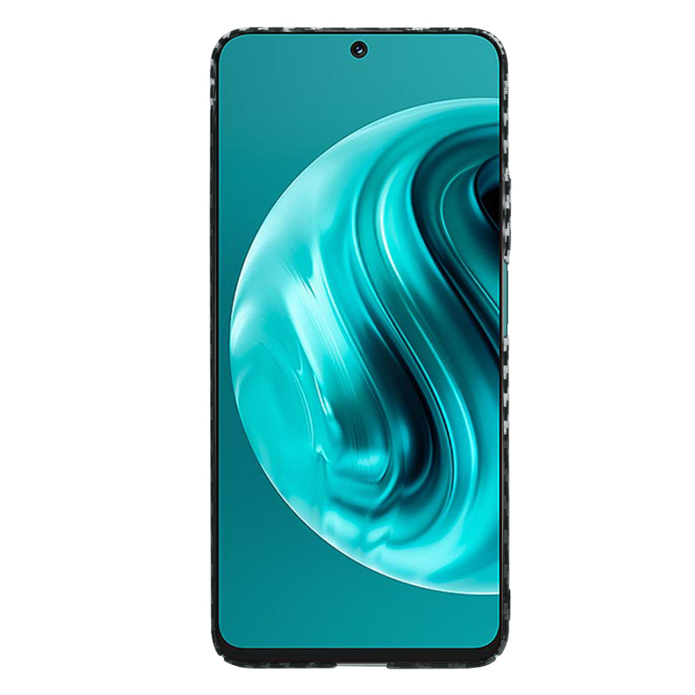 Coque pour Huawei nova 13i / nova 12i, Techsuit, Carbonite FiberShell, Noir Gris