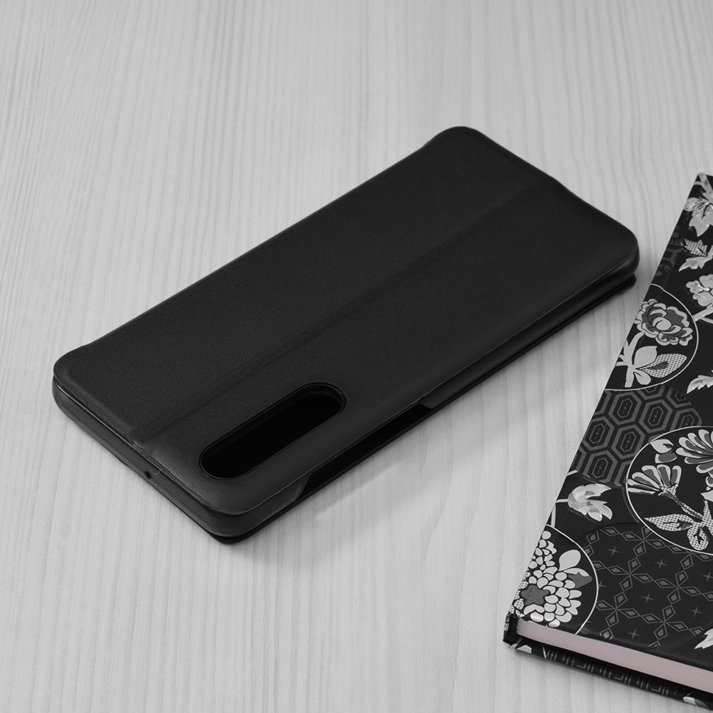 Coque pour Huawei P30, Techsuit, eFold, Noire