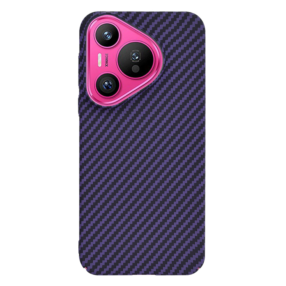 Coque pour Huawei Pura 70, Techsuit, Carbonite FiberShell, Violet