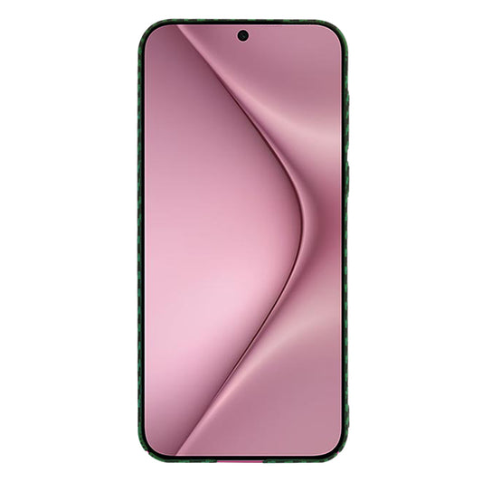 Coque pour Huawei Pura 70, Techsuit, Carbonite FiberShell, Vert